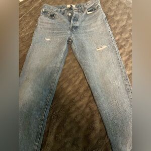 Everlane Light Blue Straight Leg Jeans